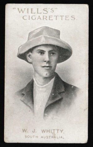 Wills - 'Prominent Australian & English Cricketers' (1911) - W.J. Whitty (South Australia)