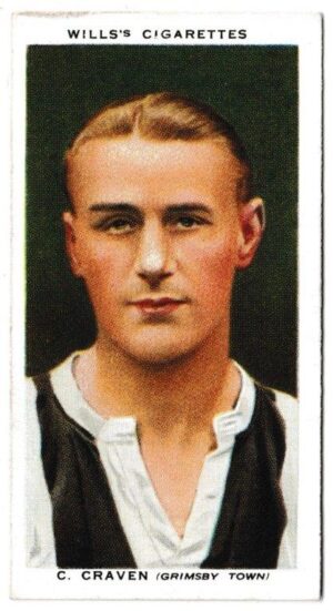 Wills (W.D. & H.O.) - 'Association Footballers' (1935) - Card #11 - C. Craven (Grimsby Town)