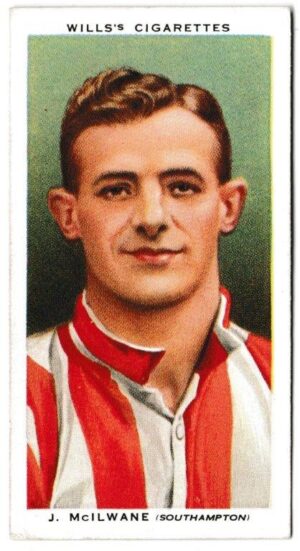 Wills (W.D. & H.O.) - 'Association Footballers' (1935) - Card #29 - J. McIlwane (Southampton)
