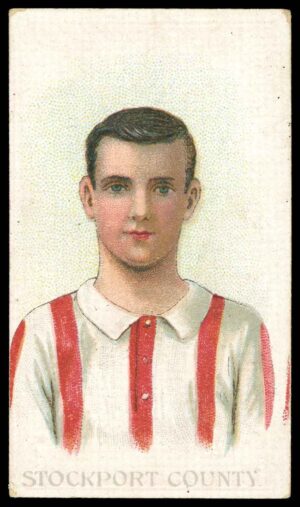 Wills - 'Football Club Colours (Army Quality)' (1907) - Stockport County