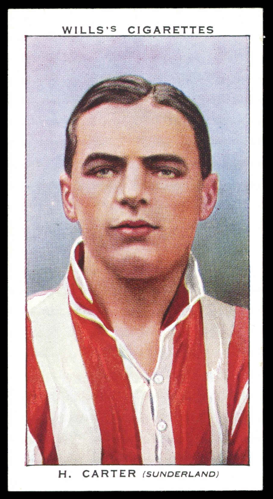 Wills - 'Association Footballers (Irish)' (1939) - #11 - H. Carter (Sunderland) Wills - 'Association Footballers (Irish)' (1939) - #11 - H. Carter (Sunderland)