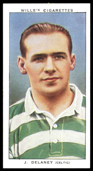Wills - 'Association Footballers (Irish)' (1939) - #15 - J. Delaney (Celtic)