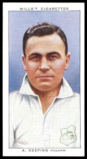 Wills - 'Association Footballers (Irish)' (1939) - #27 - A. Keeping (Fulham)