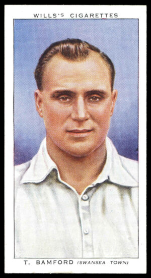 Wills - 'Association Footballers (Irish)' (1939) - #4 - T. Bamford (Swansea Town)
