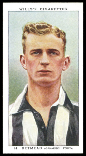 Wills - 'Association Footballers (Irish)' (1939) - #7 - H. Betmead (Grimsby Town)