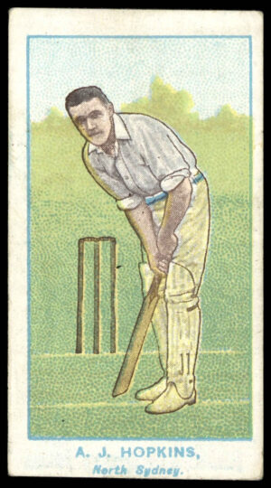 Wills - 'Australian Club Cricketers (Dark Blue Back)' (1905) - A.J. Hopkins (North Sydney)