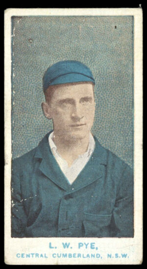 Wills - 'Australian Club Cricketers (Dark Blue Back)' (1905) - L.W. Pye (Central Cumberland NSW)