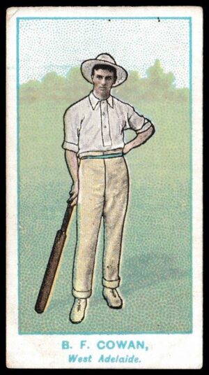 Wills (W.D. & H.O.) - 'Australian Club Cricketers (Dark Blue Back)' - B.F. Cowan (West Adelaide)