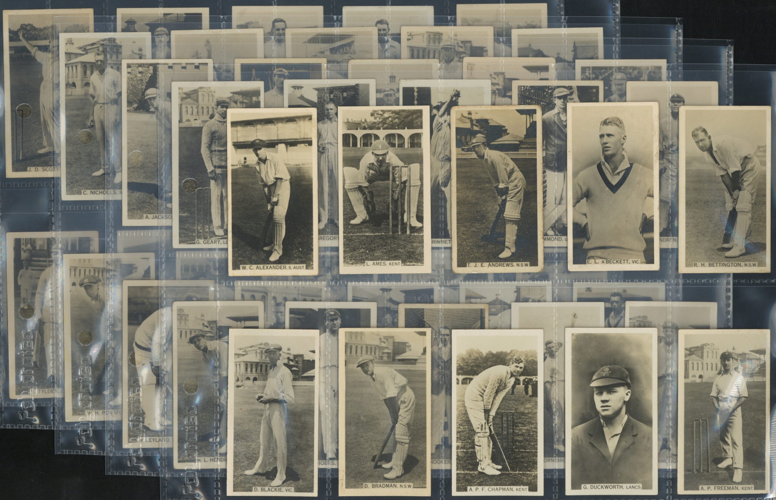 Wills Overseas - 'Cricket Season 1928-29' (1928) - Complete Set Wills Overseas - 'Cricket Season 1928-29' (1928) - Complete Set