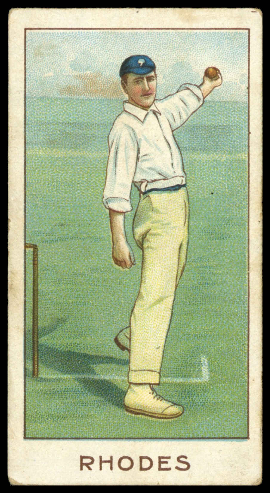 Wills - 'Australian & English Cricketers' (1903) - W. Rhodes (Yorkshire) Wills - 'Australian & English Cricketers' (1903) - W. Rhodes (Yorkshire)