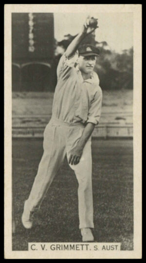 Wills Overseas - 'Cricket Season 1928-29' (1928) - C.V. Grimmett (South Australia)
