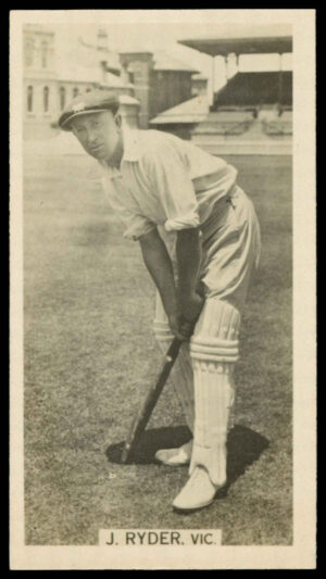 Wills Overseas - 'Cricket Season 1928-29' (1928) - J. Ryder (Victoria)