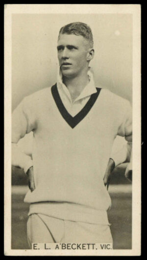 Wills Overseas - 'Cricket Season 1928-29' (1928) - E.L. A'Beckett (Victoria)
