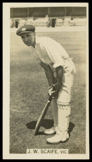 Wills Overseas - 'Cricket Season 1928-29' (1928) - J.W. Scaife (Victoria)