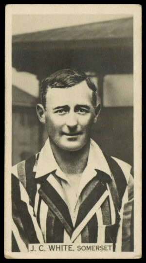 Wills Overseas - 'Cricket Season 1928-29' (1928) - J.C. White (Somerset) Wills Overseas - 'Cricket Season 1928-29' (1928) - J.C. White (Somerset)