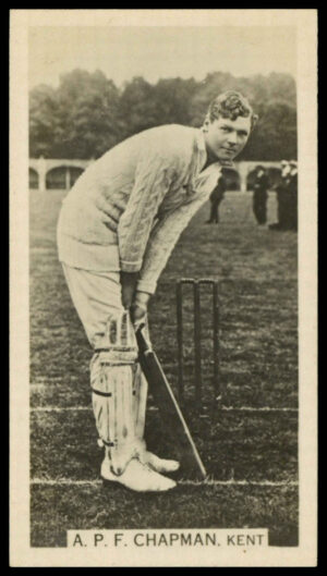 Wills Overseas - 'Cricket Season 1928-29' (1928) - A.P.F. Chapman (Kent)