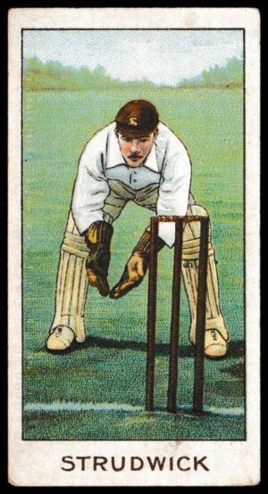 Wills (W.D. & H.O.) - 'Australian & English Cricketers' (1903) - Card #16 - Strudwick (Surrey)