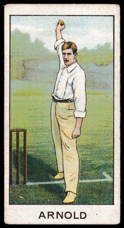 Wills (W.D. & H.O.) - 'Australian & English Cricketers' (1903) - Card #3 - Arnold (Worcs) Wills (W.D. & H.O.) - 'Australian & English Cricketers' (1903) - Card #3 - Arnold (Worcs)