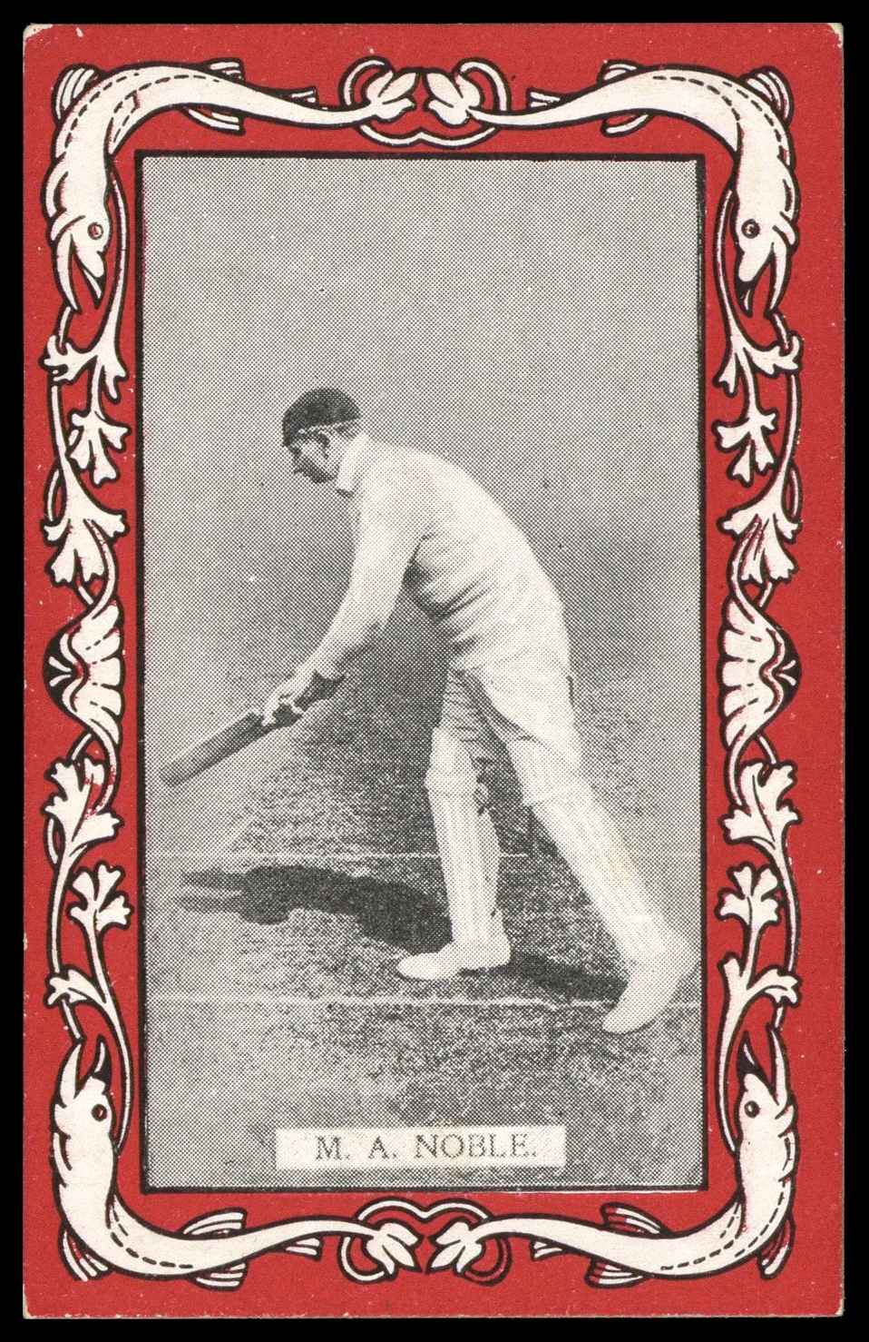 Wills - 'Australian & English Cricketers (Scarlet/Capstan)' (1909) - M.A. Noble Wills - 'Australian & English Cricketers (Scarlet/Capstan)' (1909) - M.A. Noble