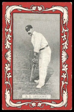 Wills - 'Australian & English Cricketers (Scarlet/Capstan)' (1909) - S.E. Gregory Wills - 'Australian & English Cricketers (Scarlet/Capstan)' (1909) - S.E. Gregory