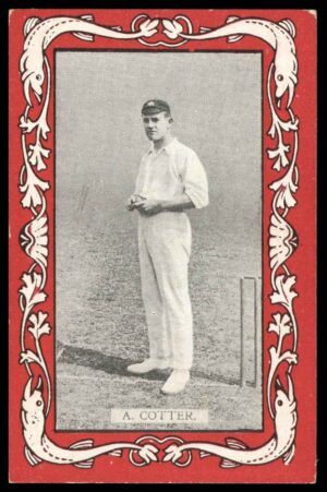 Wills - 'Australian & English Cricketers (Scarlet/Vice Regal)' (1909) - A. Cotter