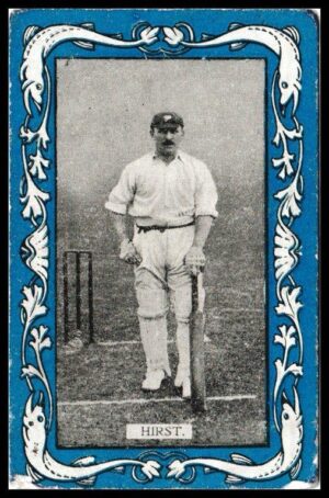 Wills (W.D. & H.O.) - 'Australian & English Cricketers (Blue/Vice Regal)' (1909) - Card #9 - Hirst