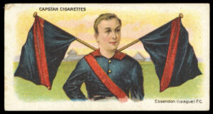 Wills Overseas - 'Football Club Colours & Flags (Capstan)' (1913) - Essendon (League) F.C.