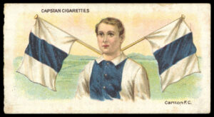 Wills Overseas - 'Football Club Colours & Flags (Capstan)' (1913) - Carlton F.C.
