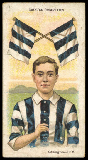 Wills Overseas - 'Football Club Colours & Flags (Capstan)' (1913) - Collingwood F.C.