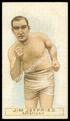 Wills - 'Boxers (Scissors)' (1911) - #17 - Jim Jeffries (American) Wills - 'Boxers (Scissors)' (1911) - #17 - Jim Jeffries (American)