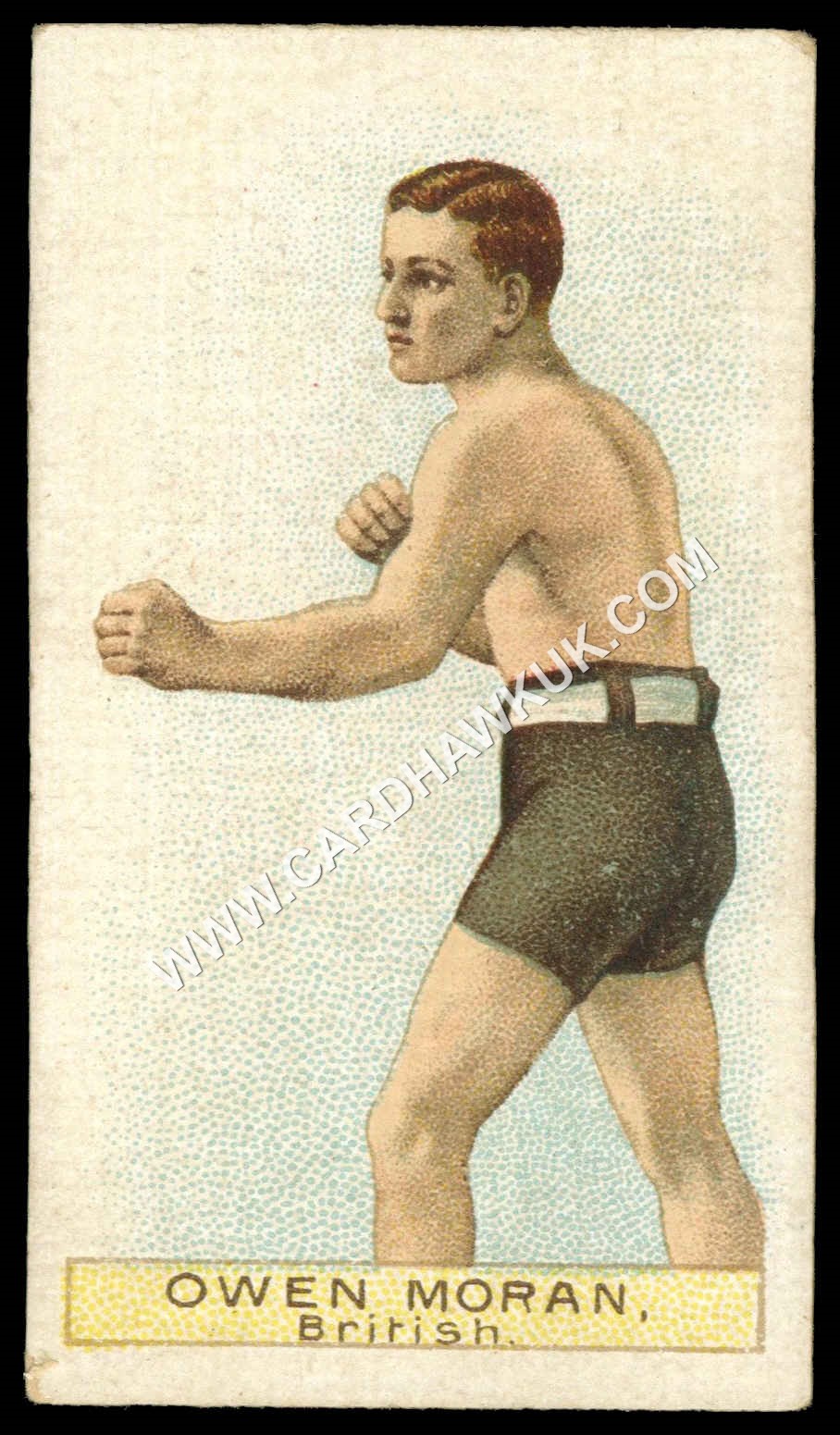 Wills - 'Boxers (Scissors)' (1911) - #24 - Owen Moran (British) Wills - 'Boxers (Scissors)' (1911) - #24 - Owen Moran (British)