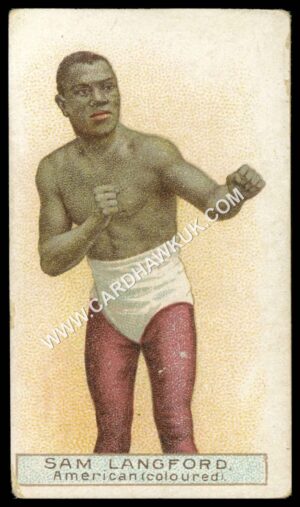 Wills - 'Boxers (Star & Circle)' (1911) - Sam Langford (American) Wills - 'Boxers (Star & Circle)' (1911) - Sam Langford (American)