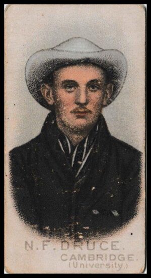 Wills (W.D. & H.O.) - 'Cricketers (1896)' - Card #10 - N.F. Druce (Cambridge)