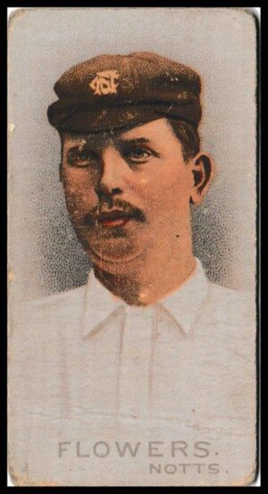 Wills (W.D. & H.O.) - 'Cricketers (1896)' - Card #12 - Flowers (Notts)