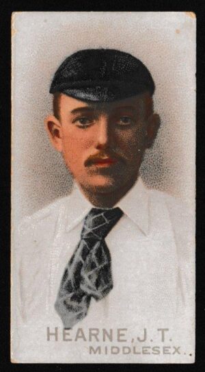 Wills (W.D. & H.O.) - 'Cricketers (1896)' - Card #18 - J.T. Hearne (Middlesex)
