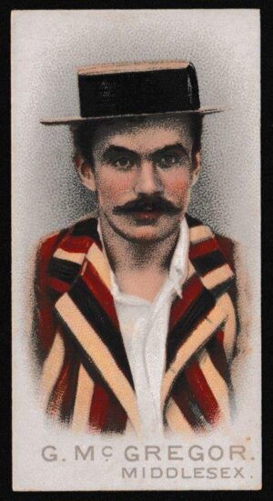 Wills (W.D. & H.O.) - 'Cricketers (1896)' - Card #26 - G. McGregor (Middlesex)