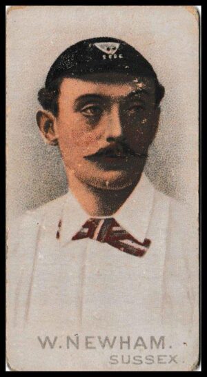 Wills (W.D. & H.O.) - 'Cricketers (1896)' - Card #33 - Newham (Sussex)