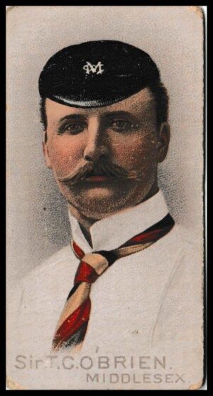 Wills (W.D. & H.O.) - 'Cricketers (1896)' - Card #35 - Sir T.C. O'Brien (Middlesex)