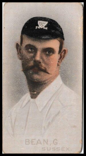 Wills (W.D. & H.O.) - 'Cricketers (1896)' - Card #4 - G. Bean (Sussex)