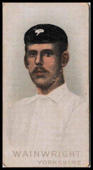 Wills (W.D. & H.O.) - 'Cricketers (1896)' - Card #49 - Wainwright (Yorkshire)