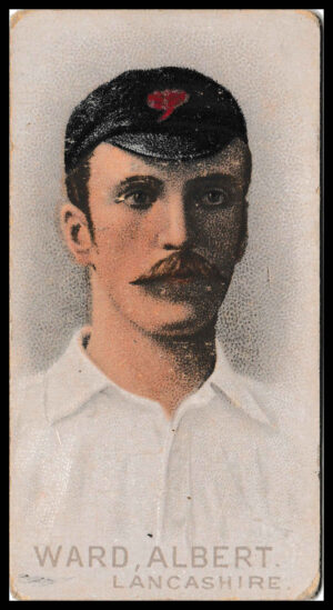 Wills (W.D. & H.O.) - 'Cricketers (1896)' (1896) - Card #50 - Ward Albert (Lancashire)