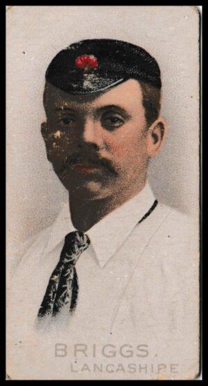 Wills (W.D. & H.O.) - 'Cricketers (1896)' - Card #6 - Briggs (Lancs)