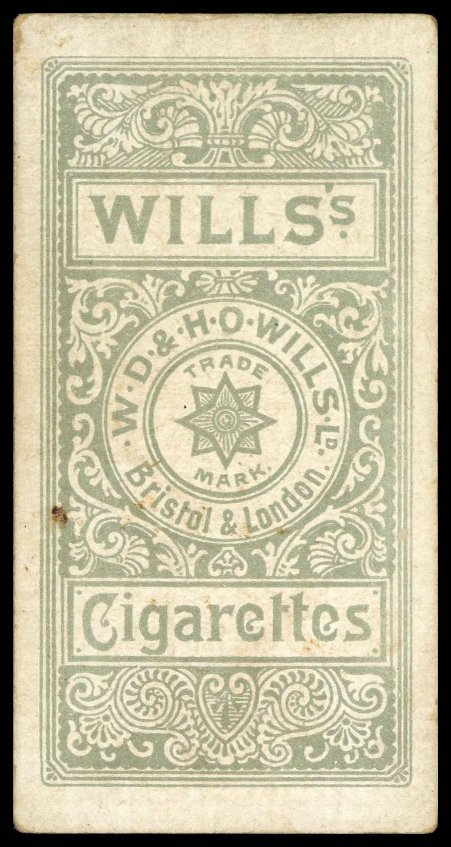 Wills - 'Cricketers' (1896) - A.A. Lilley (Warks) Wills - 'Cricketers' (1896) - A.A. Lilley (Warks)