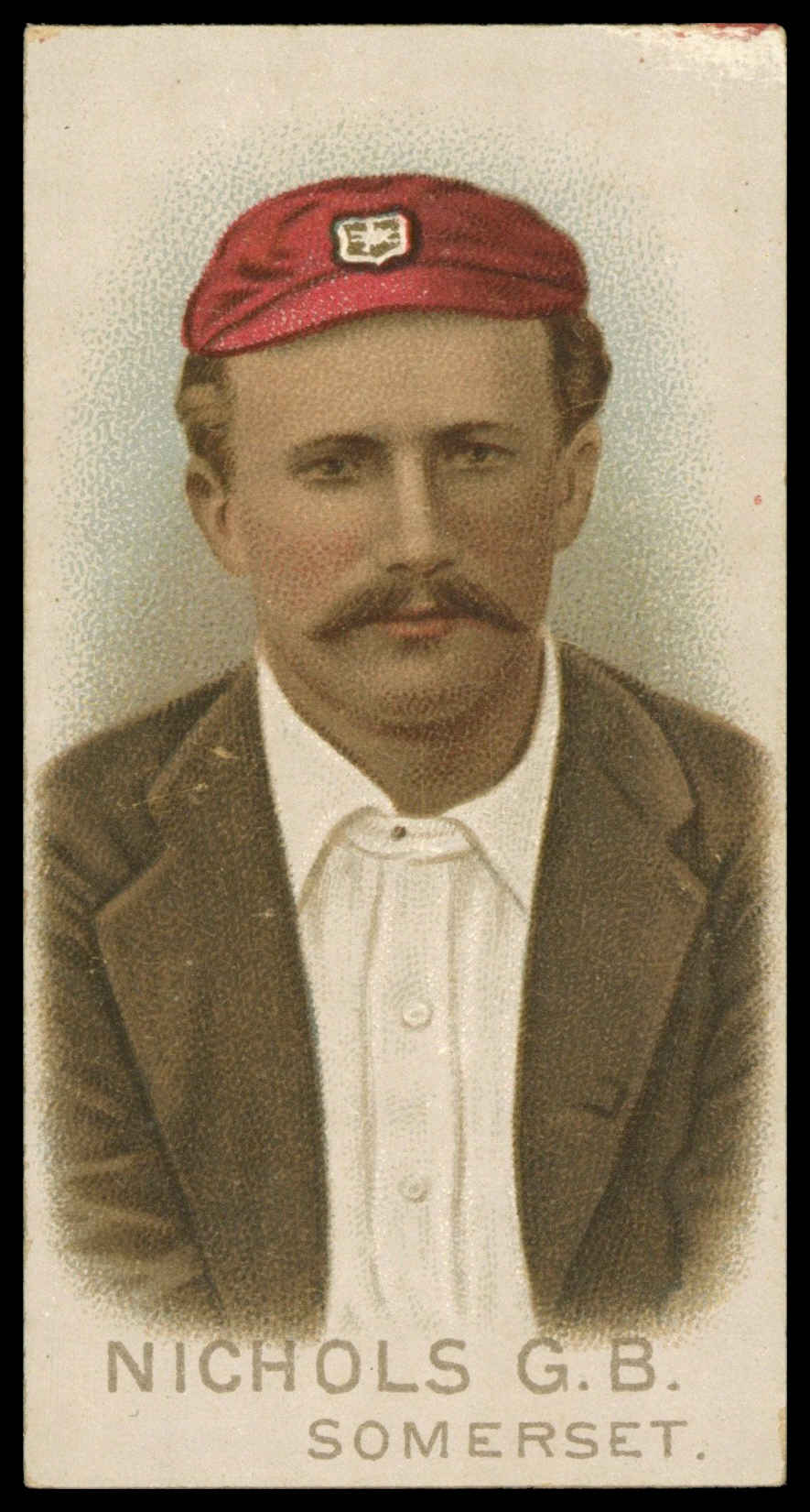 Wills - 'Cricketers' (1896) - G.B. Nichols (Somerset) Wills - 'Cricketers' (1896) - G.B. Nichols (Somerset)