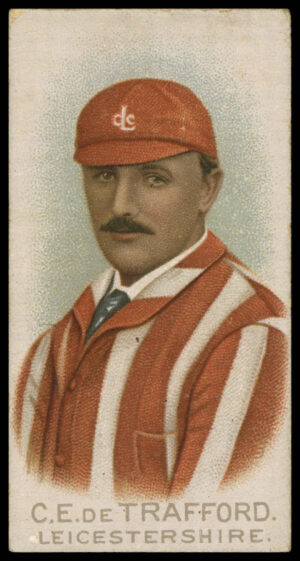 Wills - C.E. de Trafford (Leics) - 'Cricketers' (1896)