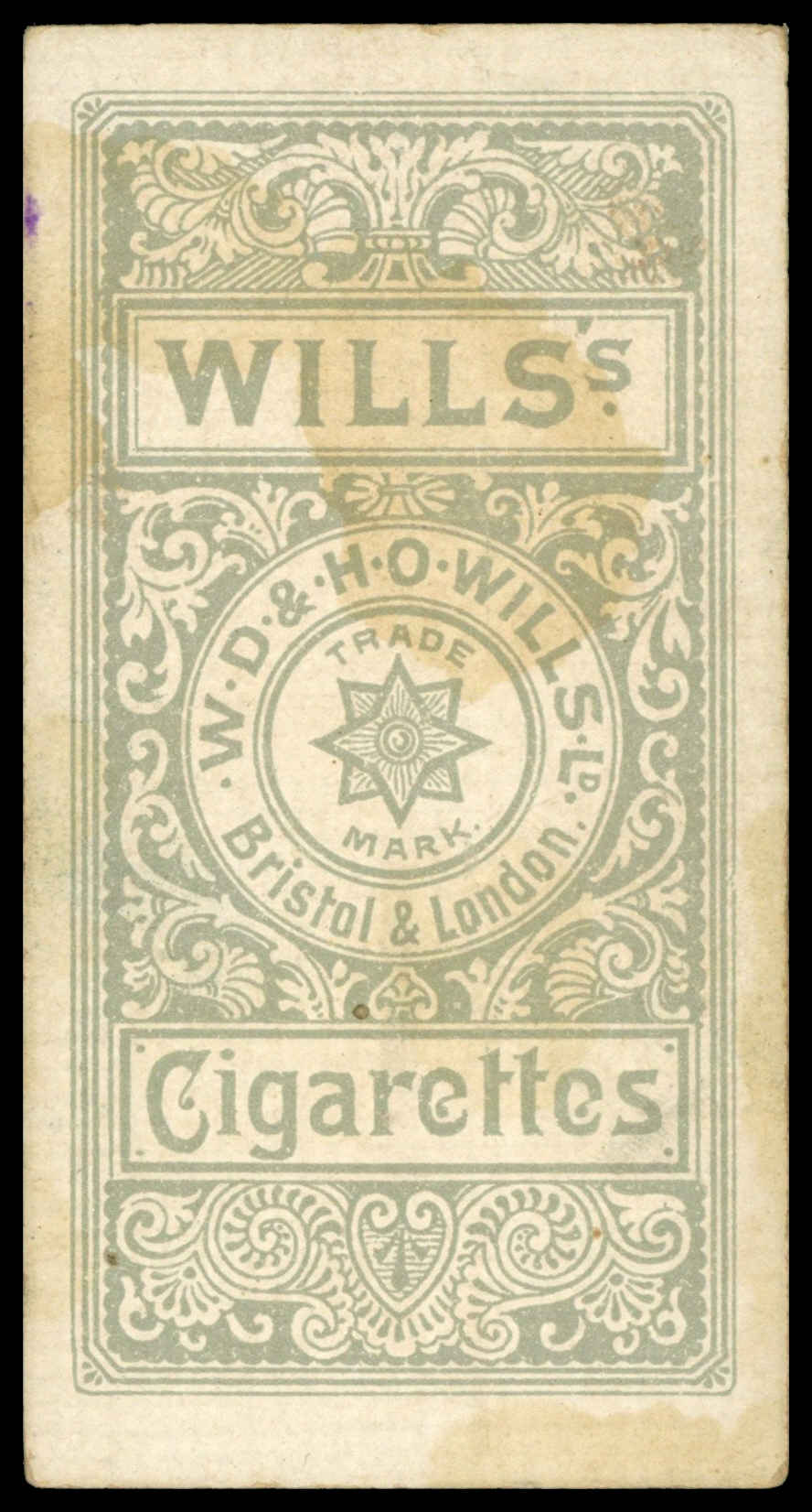 Wills - 'Cricketers' (1896) - Chatterton (Derbyshire) Wills - 'Cricketers' (1896) - Chatterton (Derbyshire)