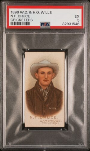 Wills - 'Cricketers' (1896) - N.F. Druce (Cambridge) **PSA5**
