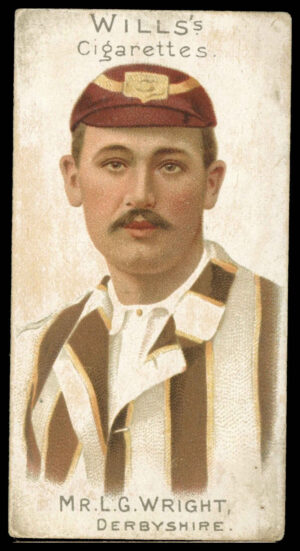 Wills - 'Cricketer Series 1901' (1901) - Mr. L.G. Wright (Derbyshire)