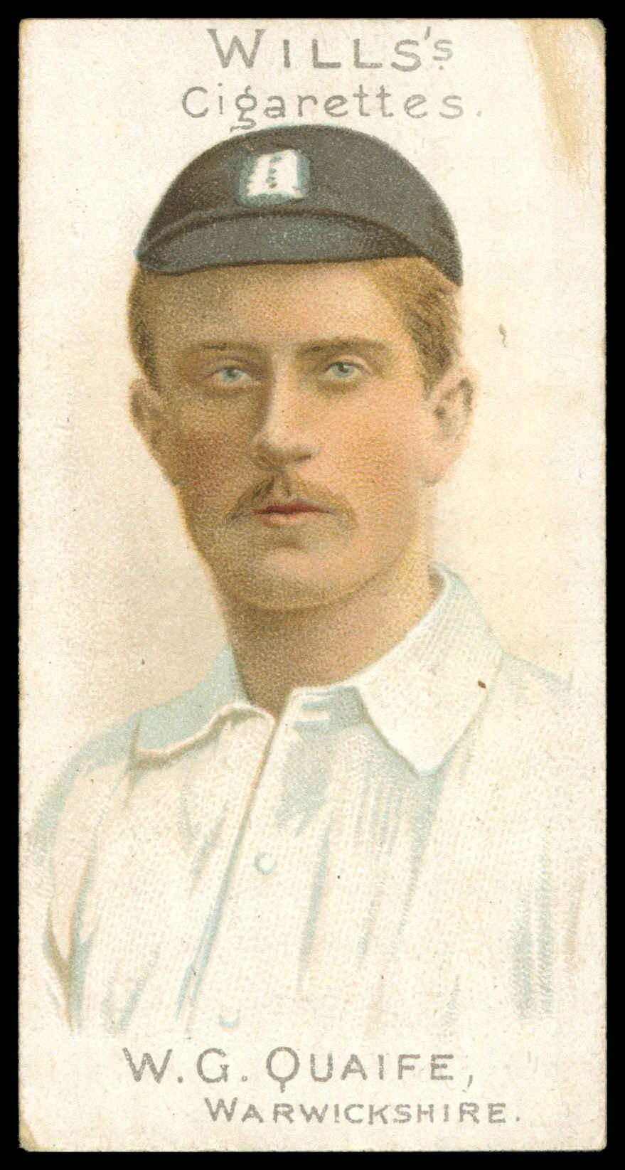 Wills - 'Cricketer Series 1901' (1901) - W.G. Quaife (Warwickshire) Wills - 'Cricketer Series 1901' (1901) - W.G. Quaife (Warwickshire)