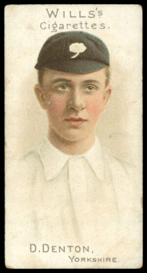Wills - 'Cricketer Series 1901' (1901) - D. Denton (Yorkshire)